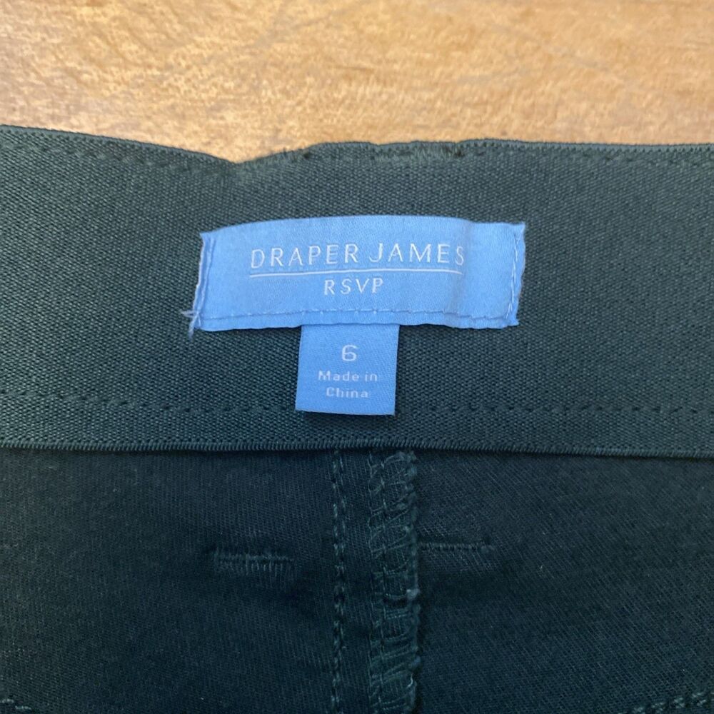 Draper James RSVP Pants Women’s Size 6 Stretch Forest Green Skinny - Picture 2 of 11